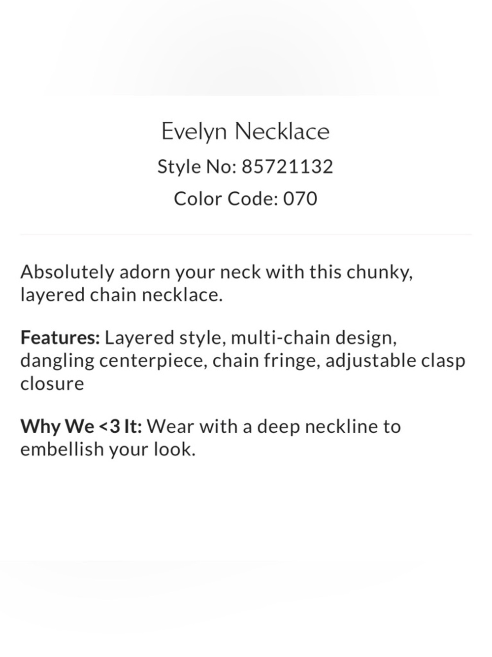 Free People Gold-Tone Layered Chain Necklace with Pearl Accents - Picture 3 of 3